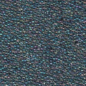 Miyuki Rocailles Beads 2mm 0283 bluelined rainbow crystal 12gr