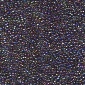 Miyuki Rocailles Beads 2mm 0333 rainbow Fuchsia 12gr