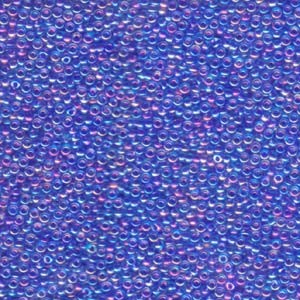 Miyuki Rocailles Beads 2mm 0353 fancy Blue Purple 12gr