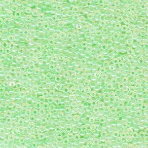 Miyuki Rocailles Beads 2mm 0520 ceylon Mint Green 12gr