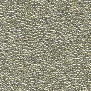 Miyuki Rocailles Beads 1,5mm 0181 galvanized Silver ca 11gr