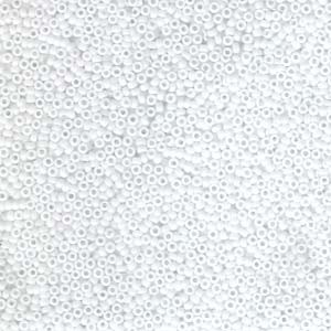 Miyuki Rocailles Beads 1,5mm 0402 opaque White ca 11gr