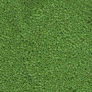 Miyuki Rocailles Beads 1,5mm 0411 opaque Green ca 11gr