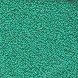 Miyuki Rocailles Beads 1,5mm 0412 opaque Aqua ca 11gr