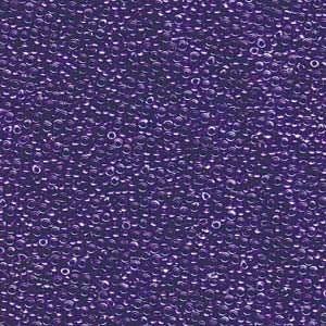 Miyuki Rocailles Beads 1,5mm 1558 Crystal sparkling Violet lined ca 11gr