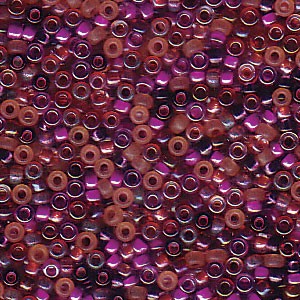 Miyuki Rocailles Beads 1,5mm Mix18 Vineyard ca 11 Gr.