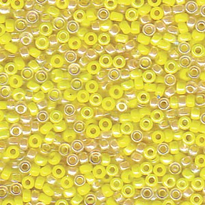 Miyuki Rocailles Beads 1,5mm Mix47 Yellow Medely ca 11 Gr.