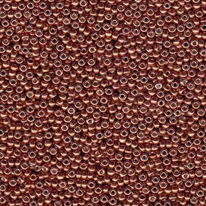 Miyuki Rocailles Beads 3mm 4212 Duracoat galvanized Dark Berry ca 22gr