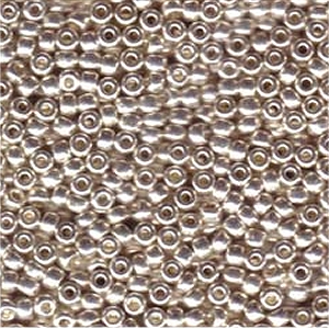 Miyuki Rocailles Beads 4mm 181 galvanized Silver 20gr
