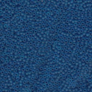 Miyuki Rocailles Beads 2mm 0149F transparent matt Aqua ca 12gr
