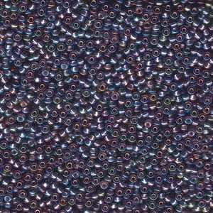 Miyuki Rocailles Beads 2,2mm 1024 oder 9660-394 silverlined rainbow Amethyst ca 10gr