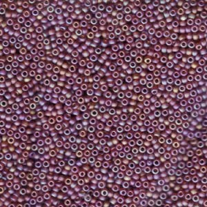 Miyuki Rocailles Beads 2,2mm 134FR oder 9660-404 transparent matt rainbow light Brown ca 10gr