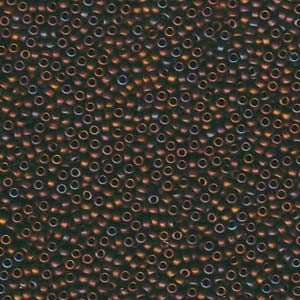 Miyuki Rocailles Beads 2,2mm 2005 oder 9660-754 matt metallic rainbow Copper ca 10gr