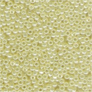 Miyuki Rocailles Beads 2,2mm 0513 oder 9660-074 ceylon Jonquil ca 10gr