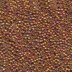 Miyuki Rocailles Beads 2mm 0199 rainbow 24 Karat Gold (wie DB501) ca 11gr