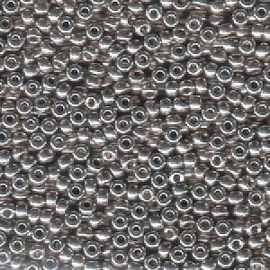 Miyuki Rocailles Beads 3mm 0190F matt Nickel plated ca 13gr