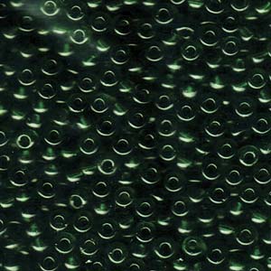 Miyuki Rocailles Beads 4mm 158 transparent Olive 20gr