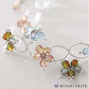 Miyuki Schmuck Bastelset BFK 93 Varied Flowers Bracelet