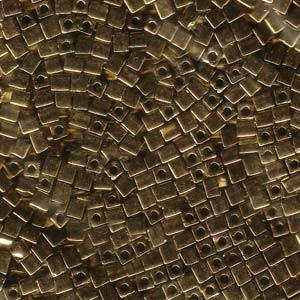 Miyuki Würfel Beads, Cube, Square Beads 3mm 0457 metallic Bronze 20gr