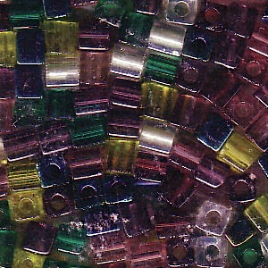 Miyuki Würfel Beads 3mm Mix21 Lavender Garden ca 20 Gr.