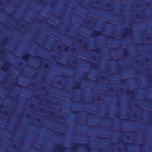Miyuki Würfel Beads, Cube, Square Beads 4mm 0150F transparent matt Sapphire 20gr