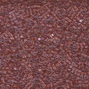 Miyuki Würfel Beads, Cube, Square Beads 1,8mm 2601 insinde colorlined Dusty Rose 12gr