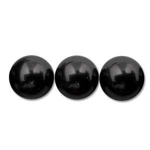 Swarovski Elements Perlen Crystal Pearls 8mm Mystic Black Pearls 50 Stück