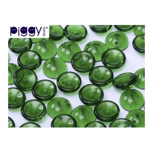 Piggy Beads 4x8mm Smaragd 50 Stück