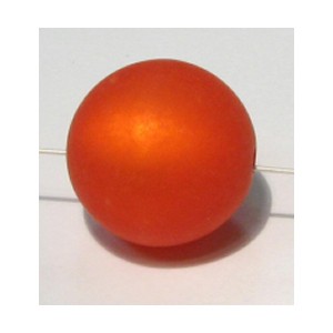 Polarisperle 18mm orange 1 Stück