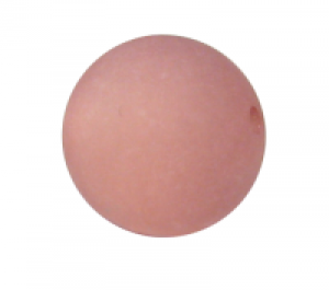 Polarisperle 18mm rosybrown 1 Stück