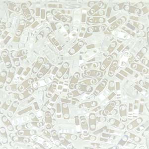 Miyuki Quarter Tila Perlen 5x1.5mm opaque luster White ca. 7gr