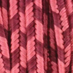 Rayon Soutache ST1190 Rose-Merlot Stripe  ca2,74m