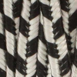 Rayon Soutache ST1230 Silver Gray-Black Stripe ca2,74m