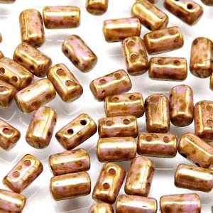 Rulla Beads 3x5mm Senegal Brown Violet ca 10gr