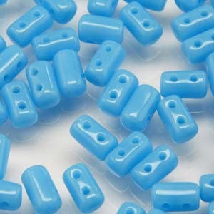 Rulla Beads 3x5mm Turquoise Blue ca 10gr