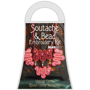 Materialkit Soutache Ribbon Candy Red