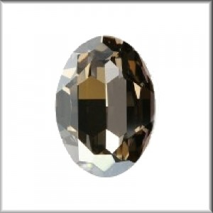 Swarovski Elements Steine Oval 30x22mm Crystal Golden Shadow beschichtet F 1 Stück