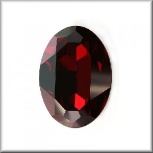 Swarovski Elements Steine Oval 30x22mm Crystal Red Magma F 1 Stück