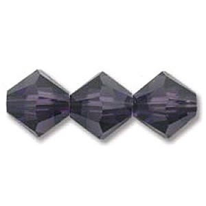 Swarovski Elements Perlen Bicones 3mm Purple Velvet 100 Stück