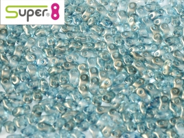 Super8®-Beads 2,2x4,7mm Crystal GT Shadows ca 10 g