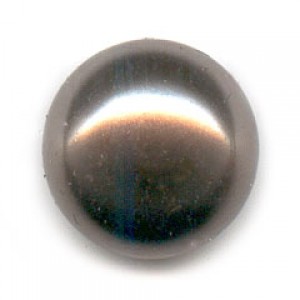 Swarovski Elements Perlen Crystal Pearls 6mm Brown Pearls halb gebohrt flach 10 Stück