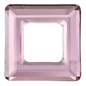 Swarovski Elements Square Ringe 20mm Antique Pink 1 Stück