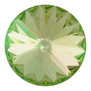 Swarovski Elements Rivolis 14mm Crystal Luminous Green unfoiled 6 Stück