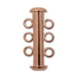 Rohrsteckverschluss 21mm 3-strängig Copper plated 1 Stück