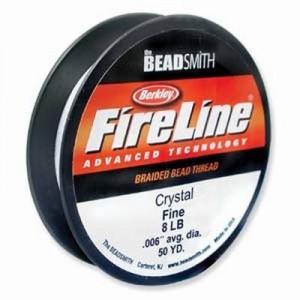 Fireline 0,15mm 6LB 50 yard Spule crystal